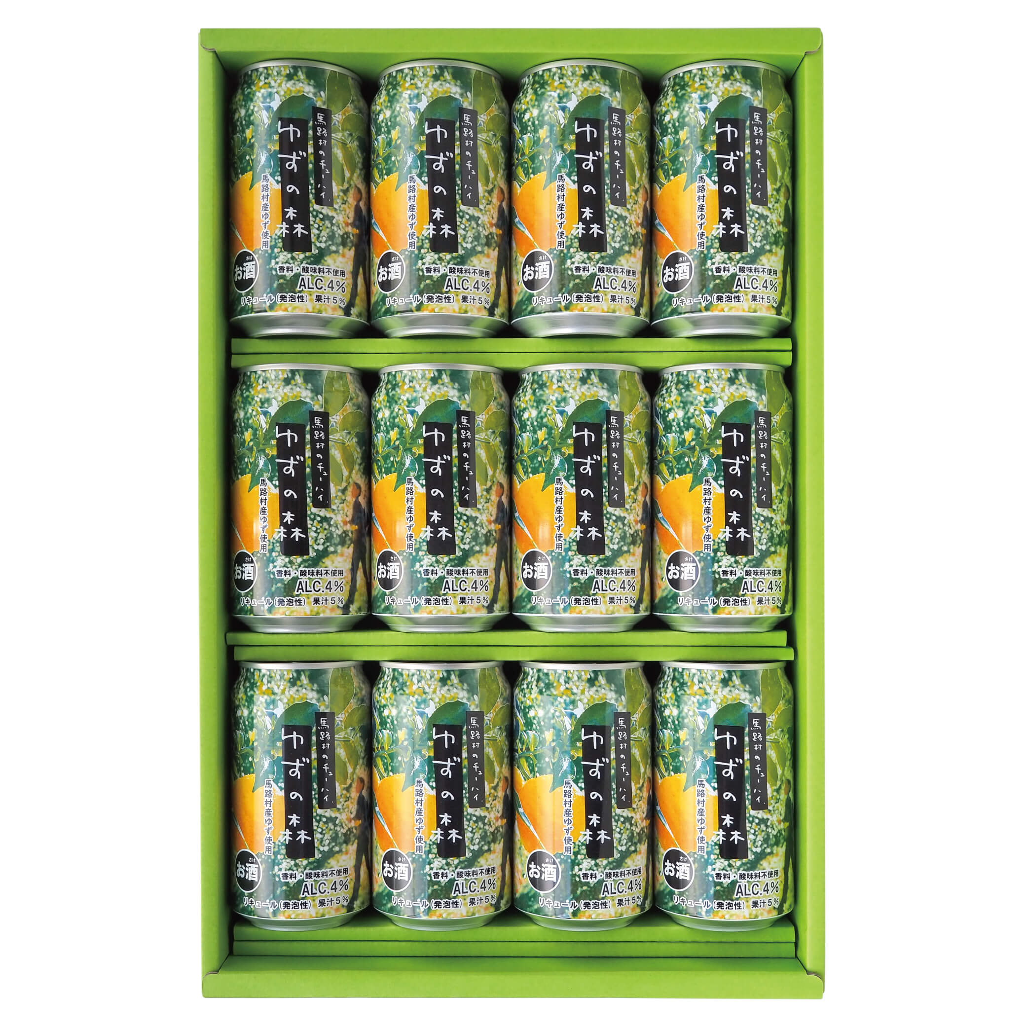 缶チューハイ ゆずの森　12本入ギフトセット